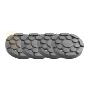 Set draagrubbers ø120 mm | 2 gaten | 4 stuks