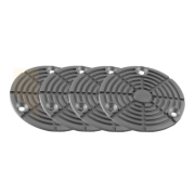 Set draagrubbers ø145 mm | opleg | 3 gaten | 4 stuks
