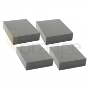 Set opnamerubbers | 120x100x30 mm | 4 stuks