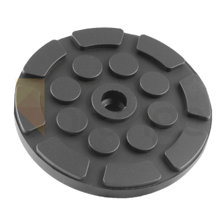 Draagrubber ø120 mm | opleg | 1 gat