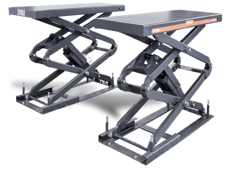 Wielvrije schaarhefbrug inbouw | XX35G | 1x uitschuifbaar