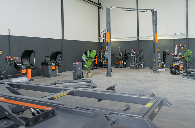 Showroom Orange Equipment